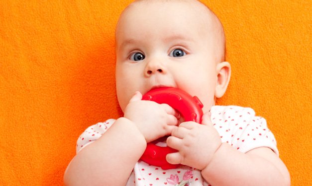 drool-baby-signs-of-teething-stock
