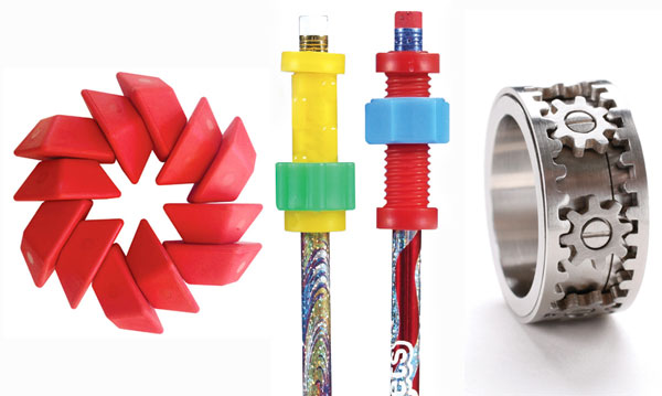 Three different fidget toys for older kids