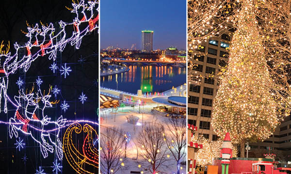 Holiday Lights in Michigan, Ohio and Missouri