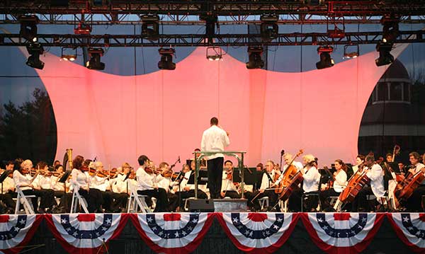 Musical show at Greenfield Village's Salute to America