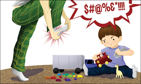 Swearing in front of your child