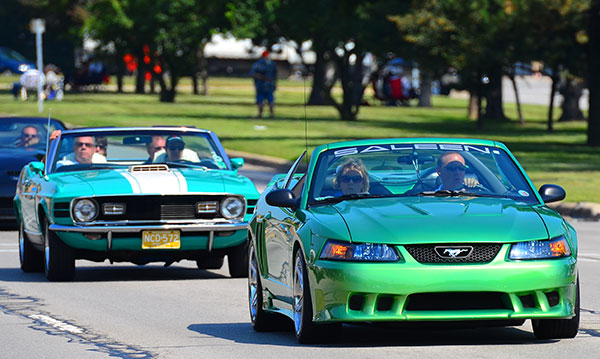 Cars at the woodward dream cruise