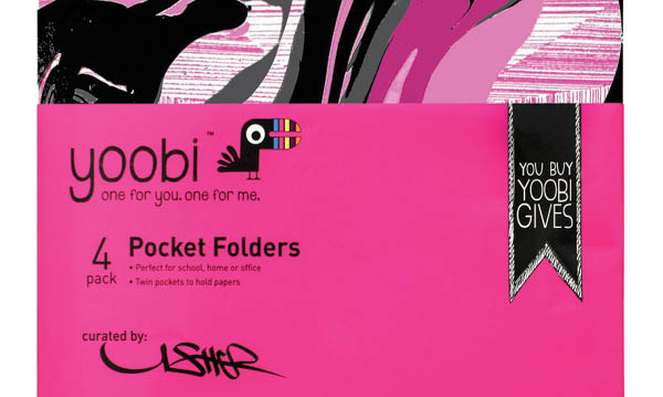 Win Yoobi x Usher School Supplies