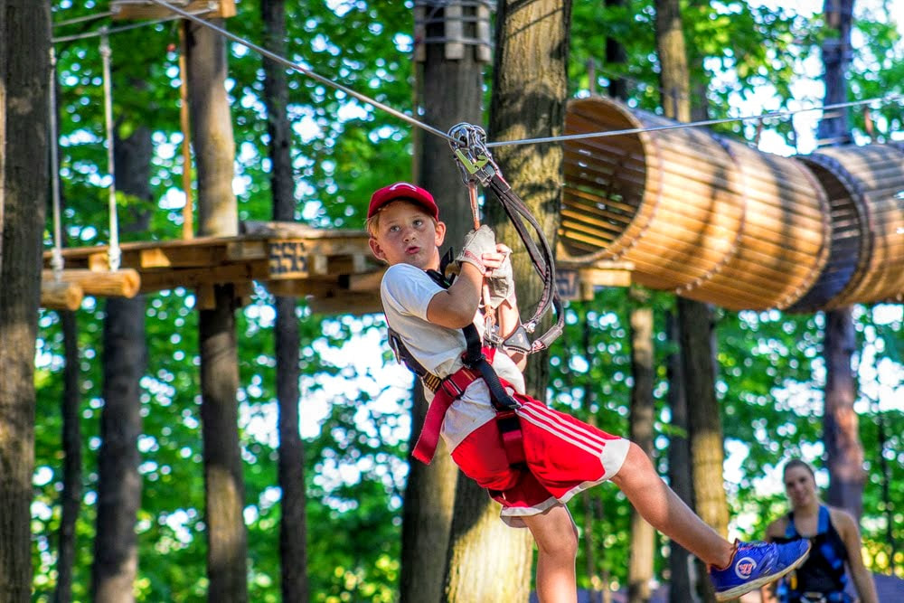 Zip lining metro detroit