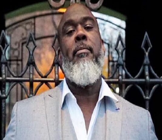 Comedian Mike Geeter with Diego Attanasio and Jack Freeman at Mark Ridley’s Comedy Castle in Royal Oak