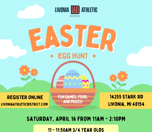 Livonia Athletic District Easter Egg Hunt