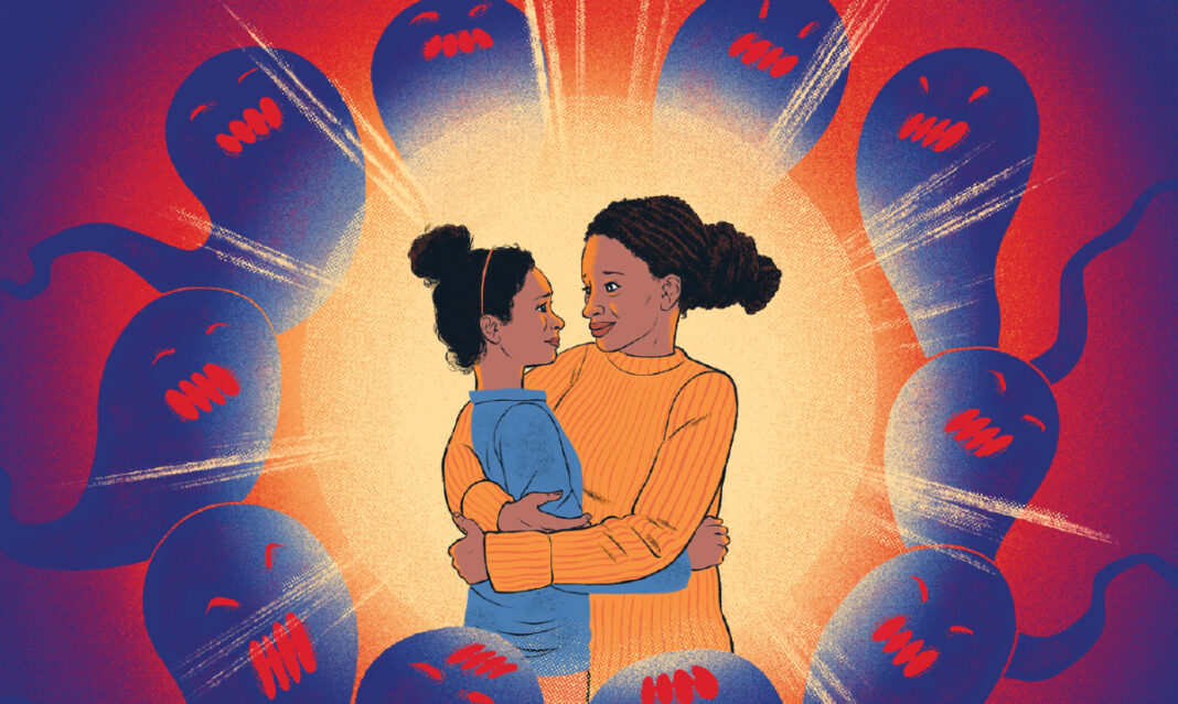 connecting-to-prevent-youth-suicide-illustration-mom-child-eye-contact