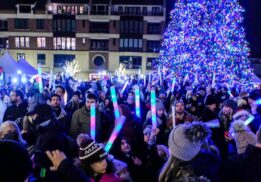 Tree Lighting at Shain Park in Birmingham