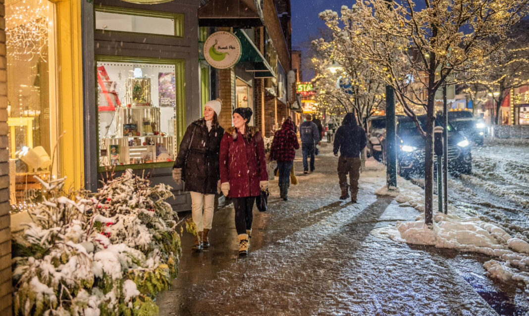 Shopping in downtown Traverse City