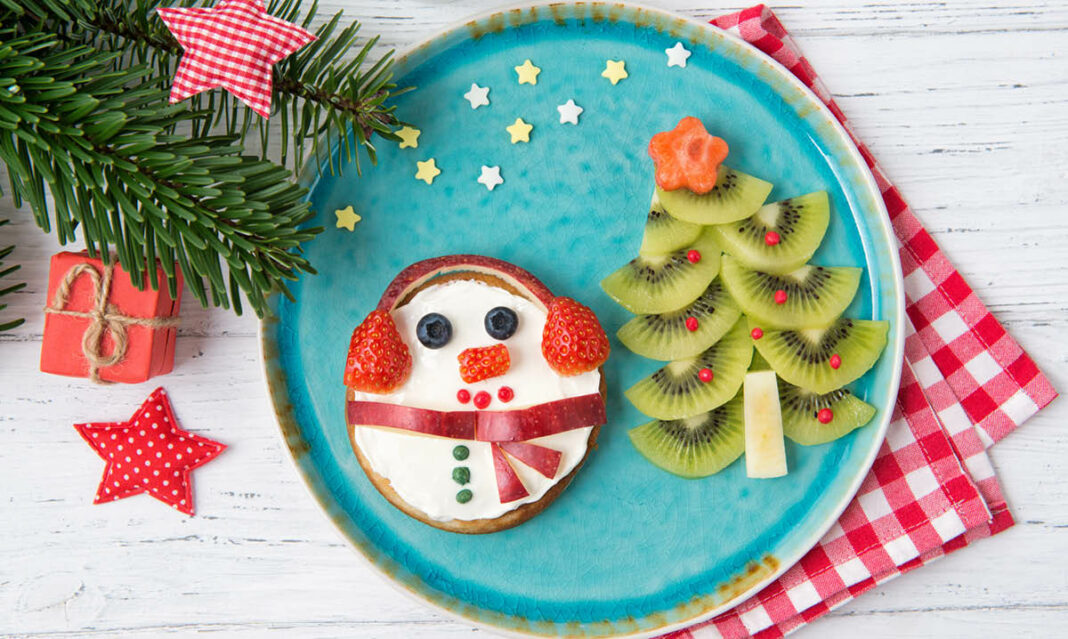 festive holiday food on a plate