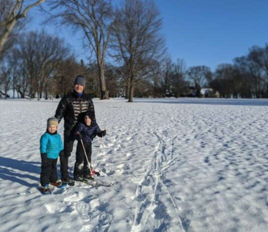Snowy Saturday at the Ford House in Grosse Pointe Shores
