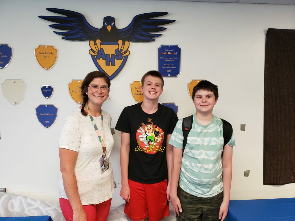 Mentoring at Aim High School