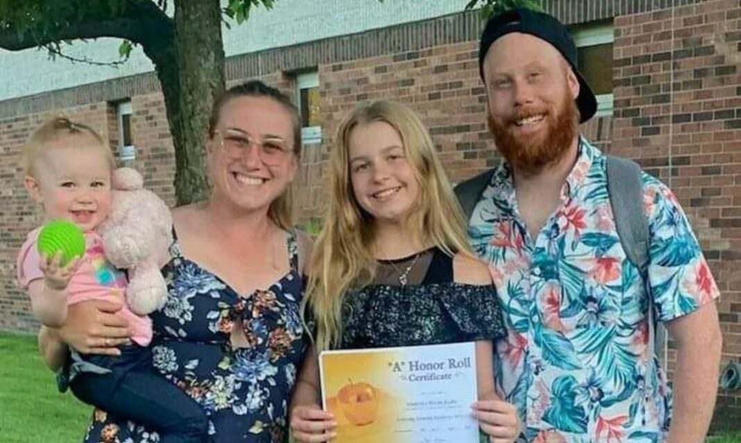 Eugenie Wysocki and her family at daughter's graduation.