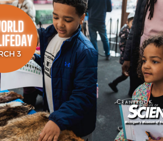 #WorldWildlifeDay at Cranbrook Institute of Science in Bloomfield Hills