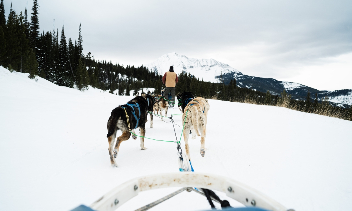 Winter in Big Sky, Montana