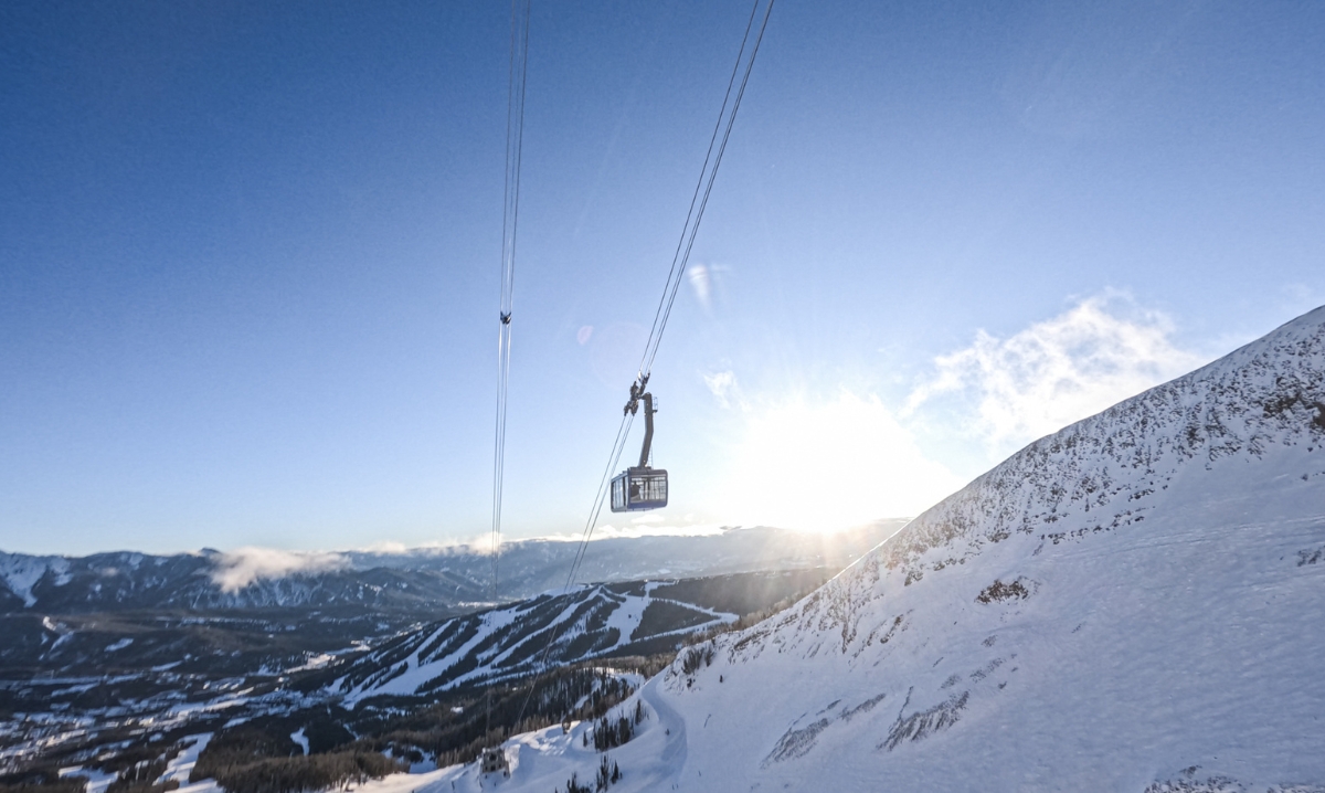 Winter in Big Sky, Montana
