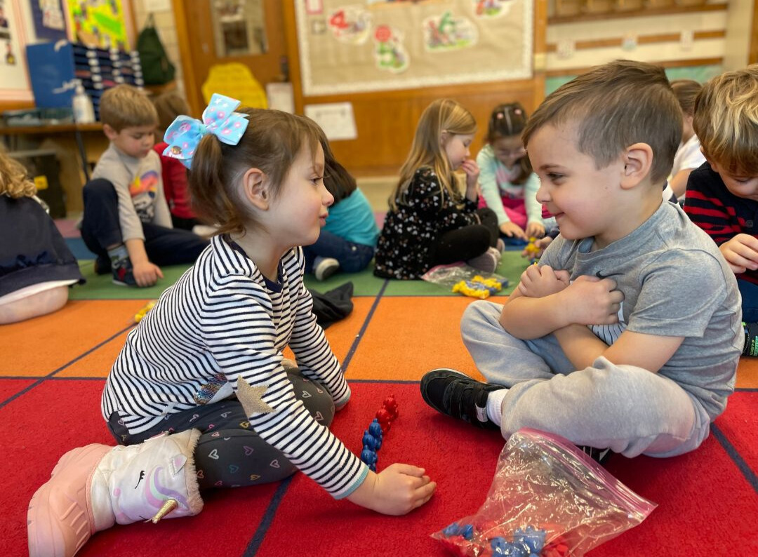 Young Fives enjoying Grosse Pointe Public School System