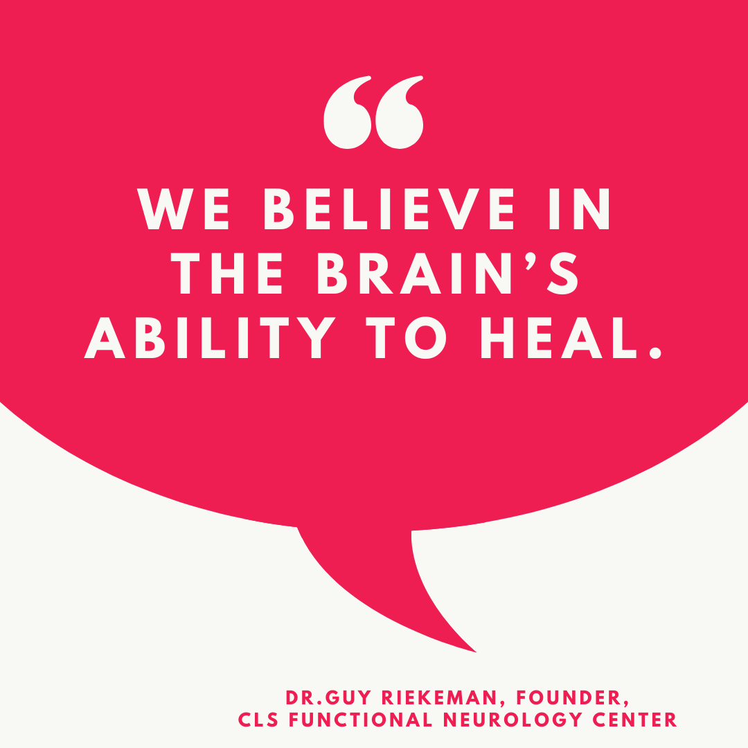 Chiropractic Lifestyle Studios Dr. Guy Riekeman explains the brain has the ability to heal