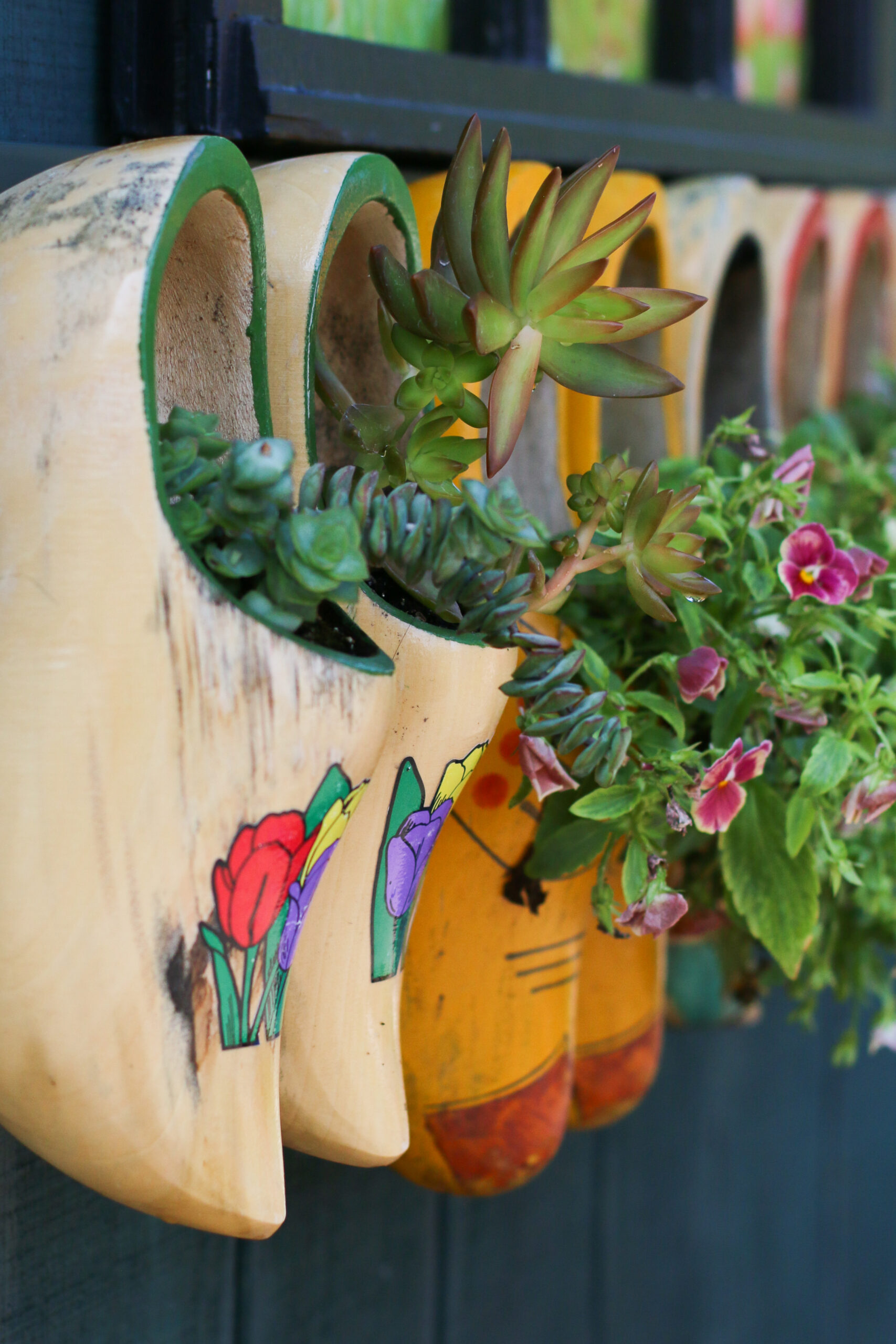 Wooden shoe carvings at Holland Michigan