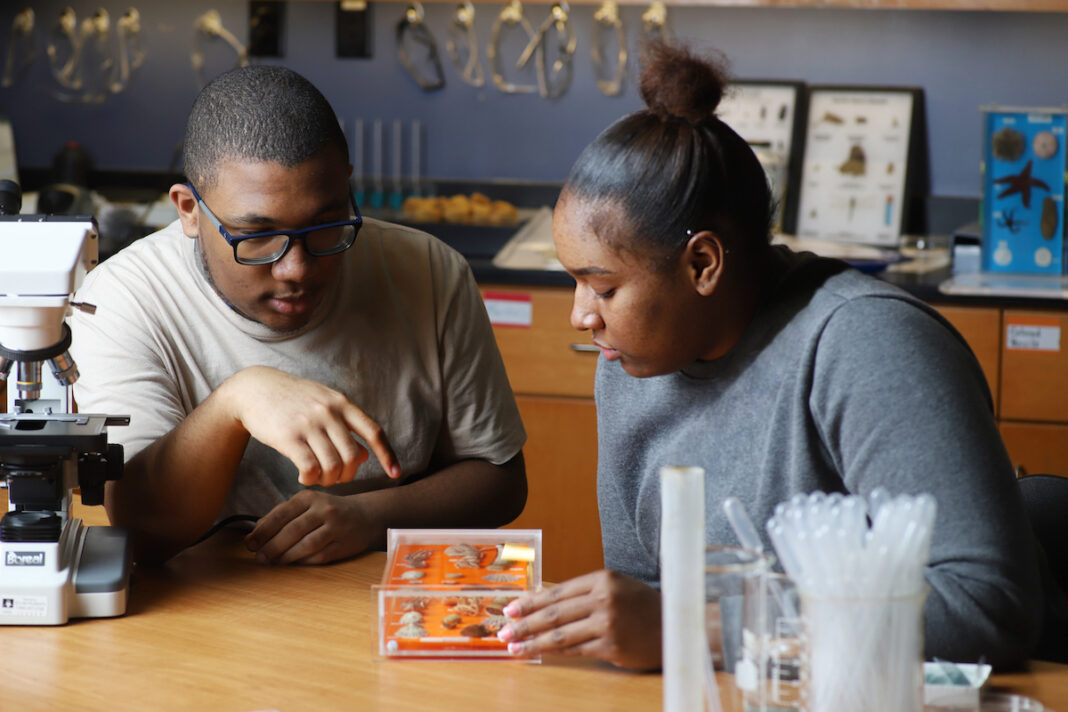 Students learning Chemistry at UPrep Schools