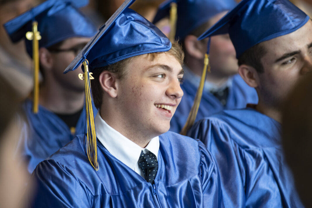 John Mularoni graduation at Aim High School