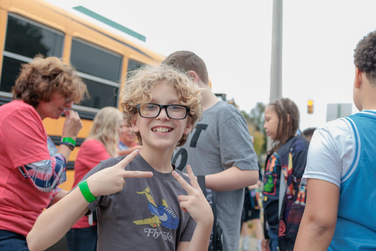Young Boy at United Way of Southeast Michigan