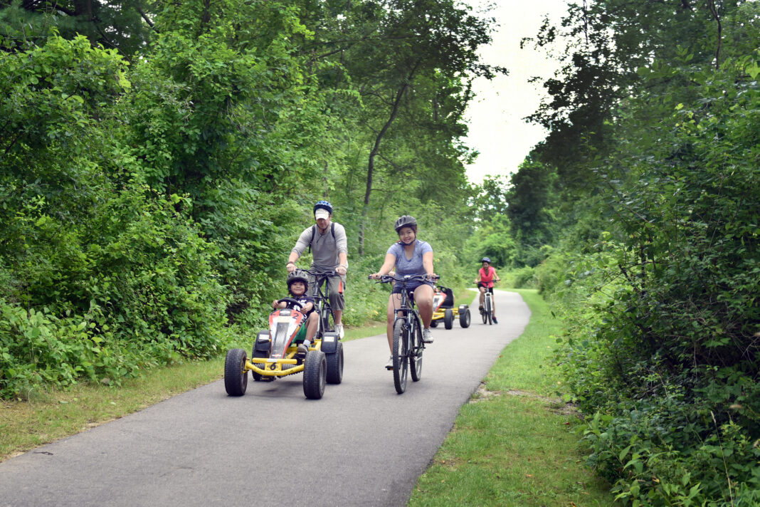 Kid-friendly bike trails metro detroit