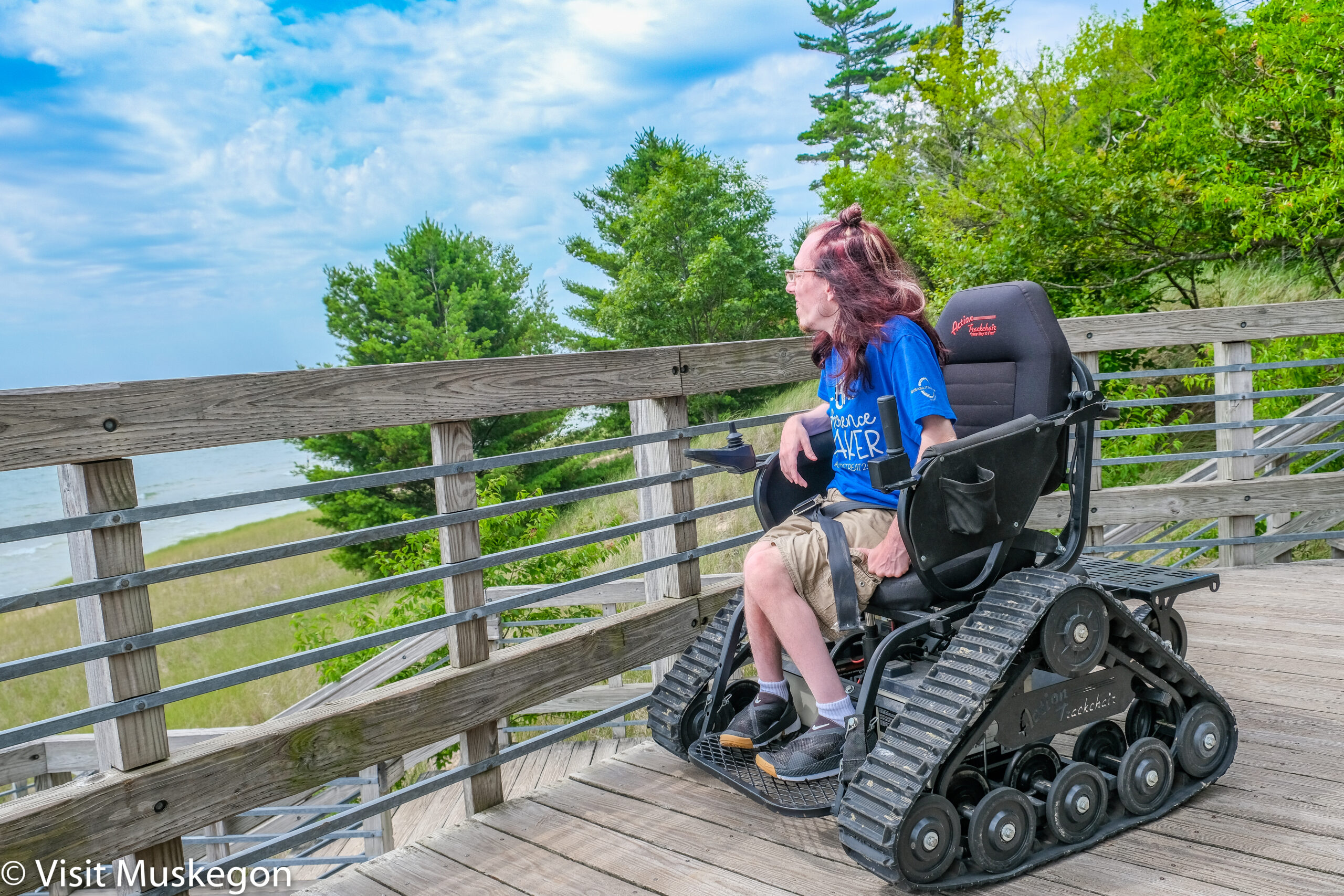 Muskegon State Park Track Chair