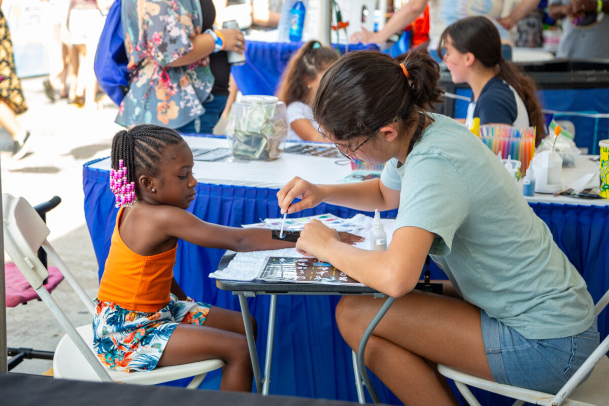 Arts beats and eats with kids
