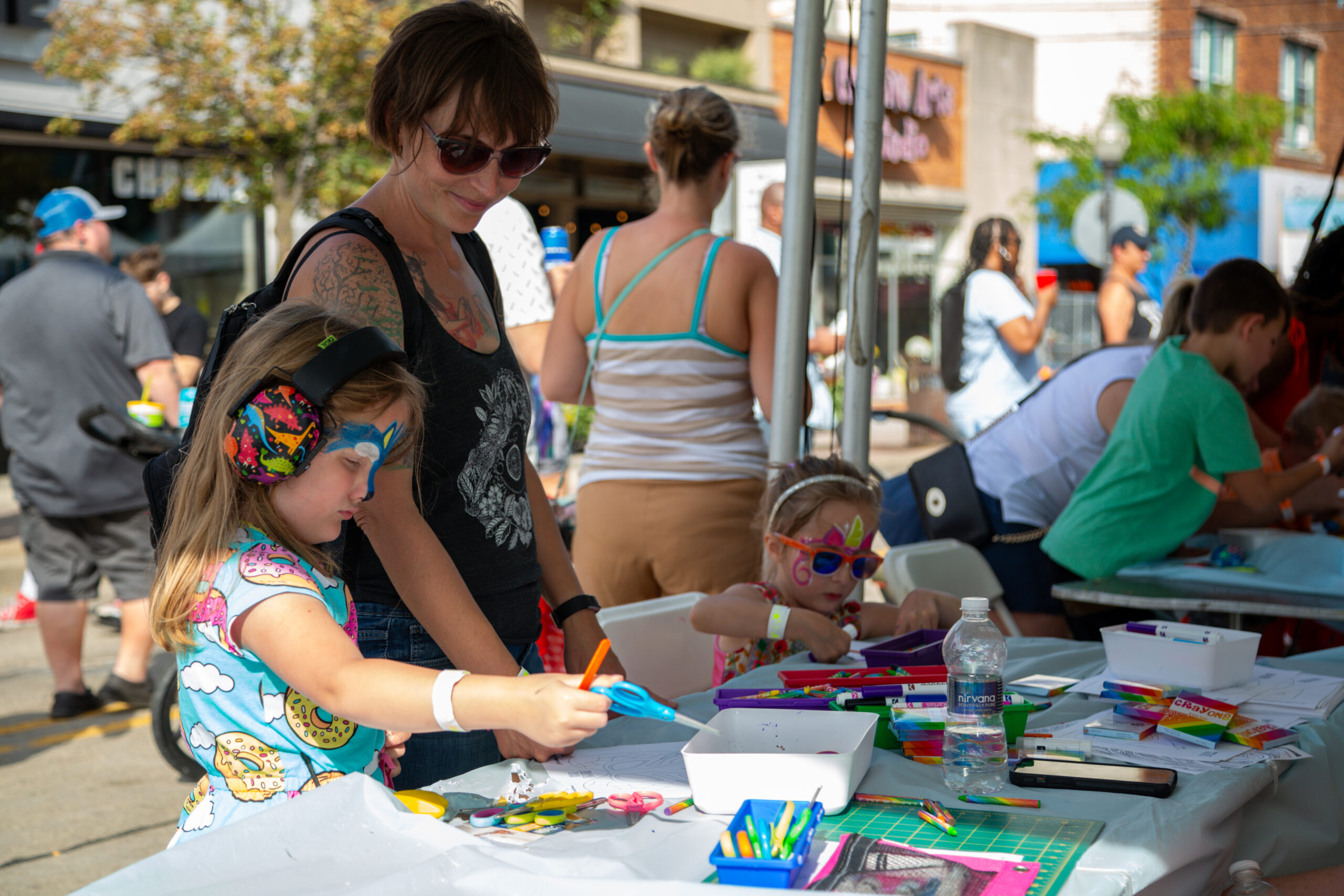 Arts beats and eats with kids
