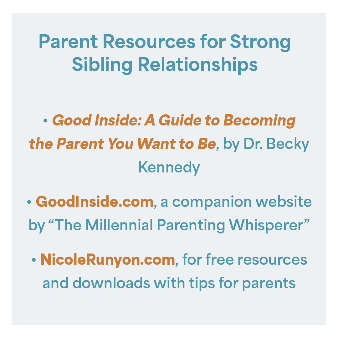 Parent Resources for Strong Sibling Relationships