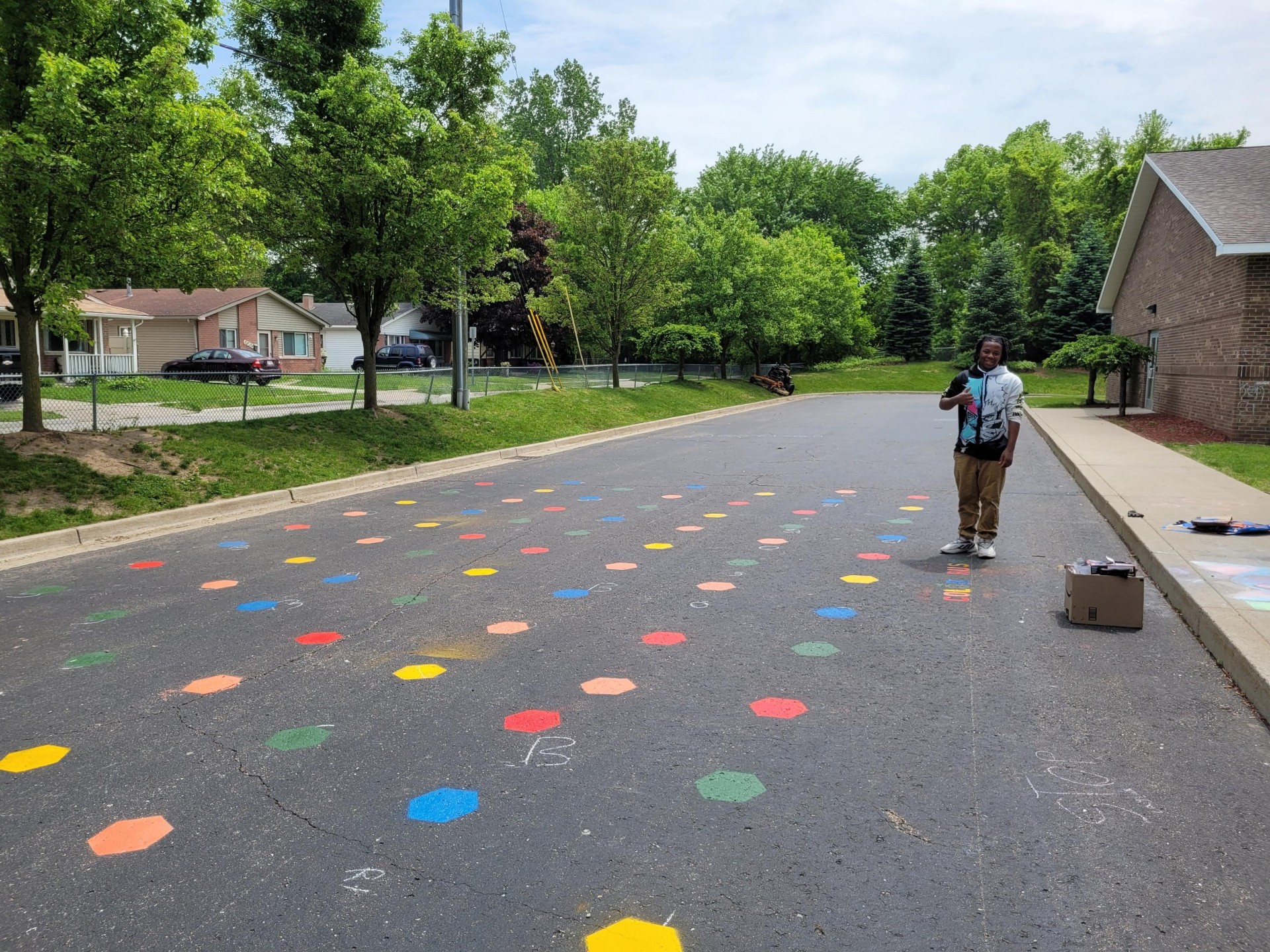 Students at Charter School