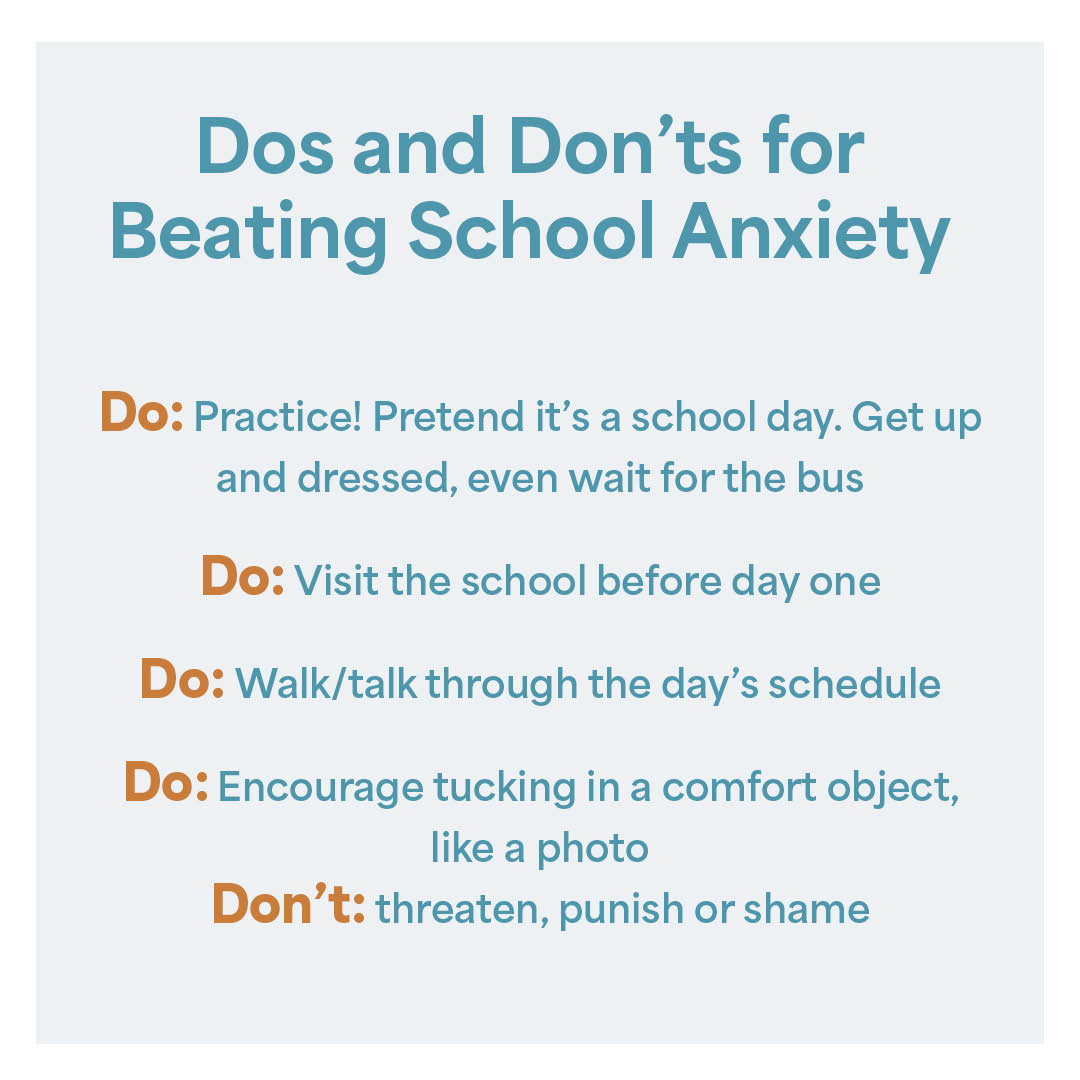 Dos and Don’ts for Beating School Anxiety