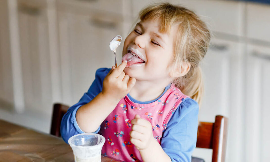 Picky eater kids eating some snacks
