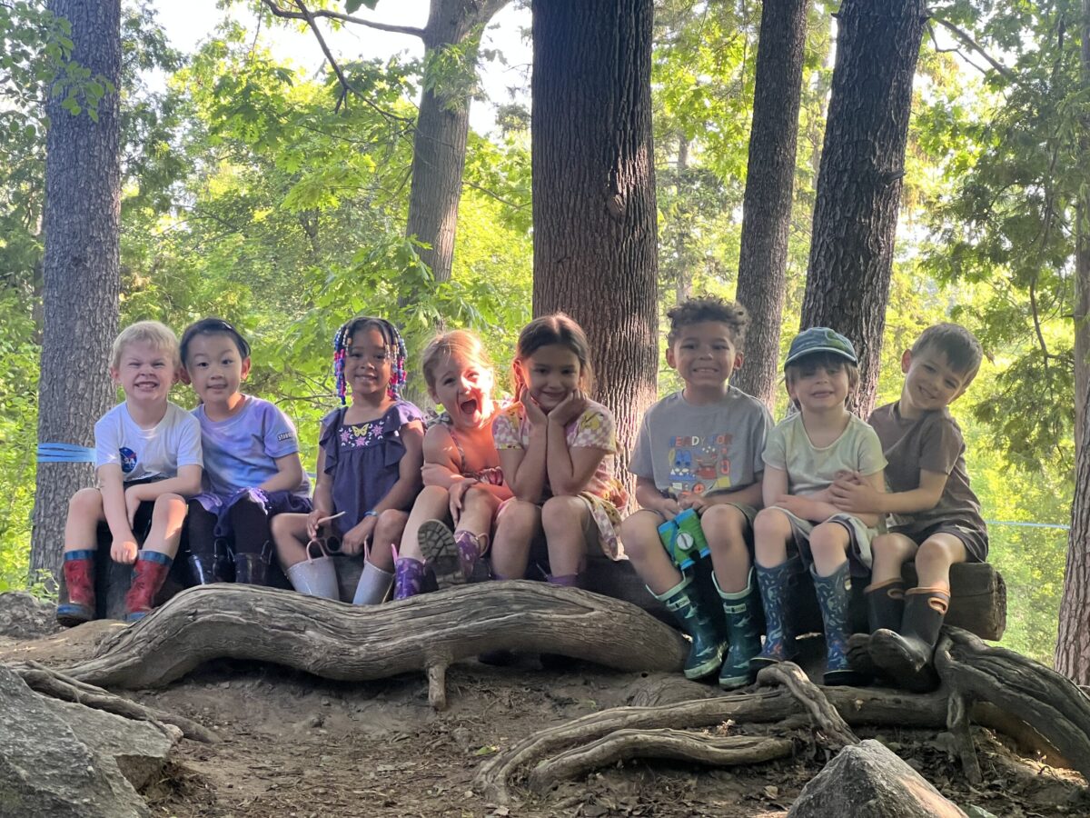 The Roeper School students outdoors