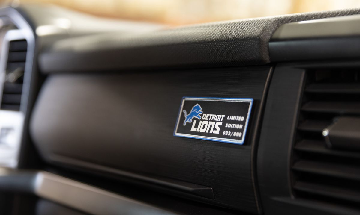 New Detroit Lions-Themed 2024 Hybrid F-150 Truck
