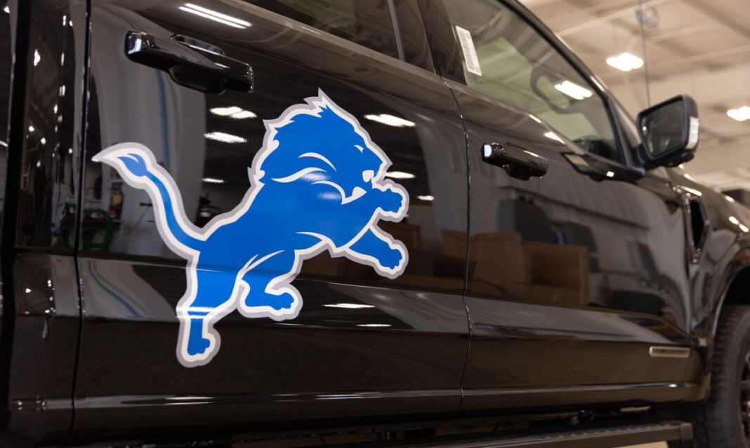 New Detroit Lions-Themed 2024 Hybrid F-150 Truck