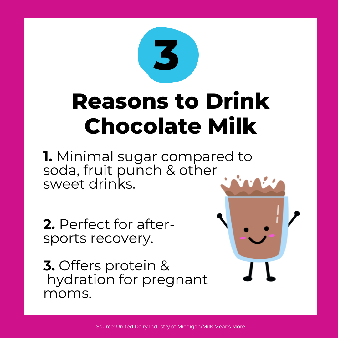 Reasons to drink chocolate milk
