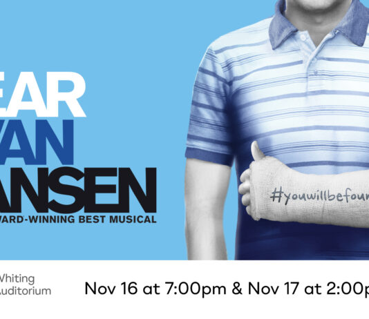 Dear Evan Hansen at FIM Whiting Auditorium