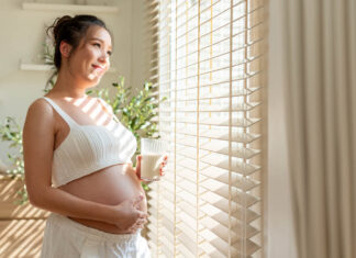 How Dairy Boosts Your Baby’s Health During Pregnancy Mother pregnant with her baby drinking milk