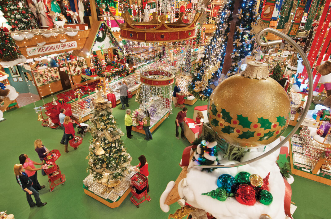Bronner's CHRISTmas Wonderland is open year-round and the world’s largest Christmas store.