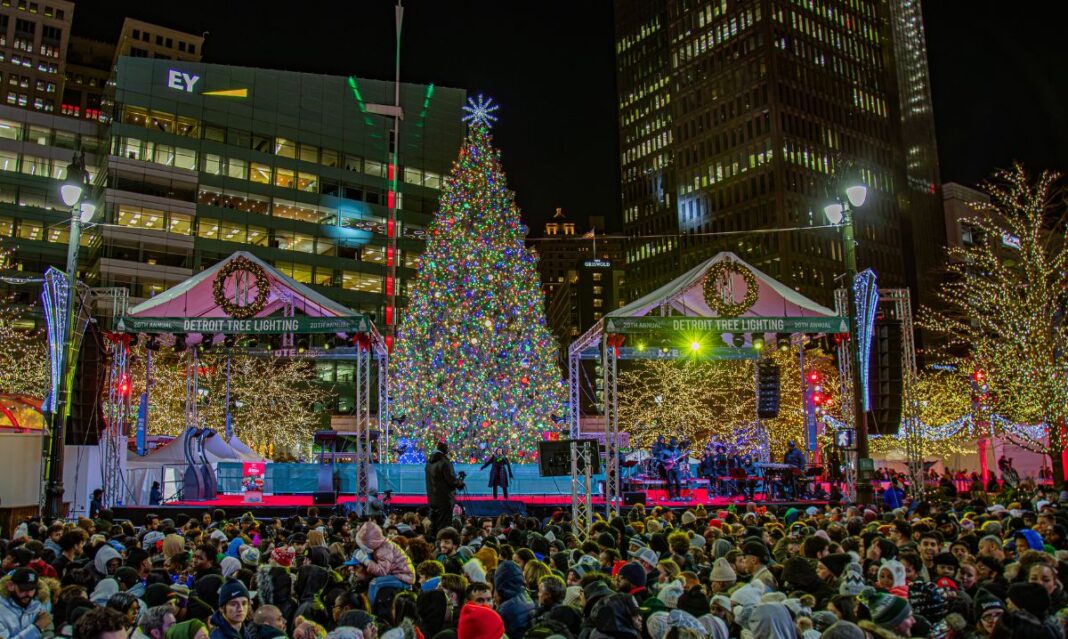 Detroit Tree Lighting