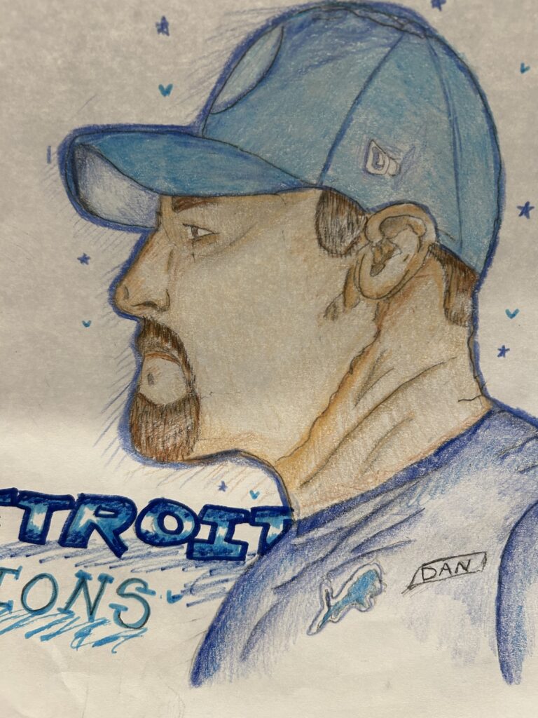 Detroit Lions Drawing Contest Winner