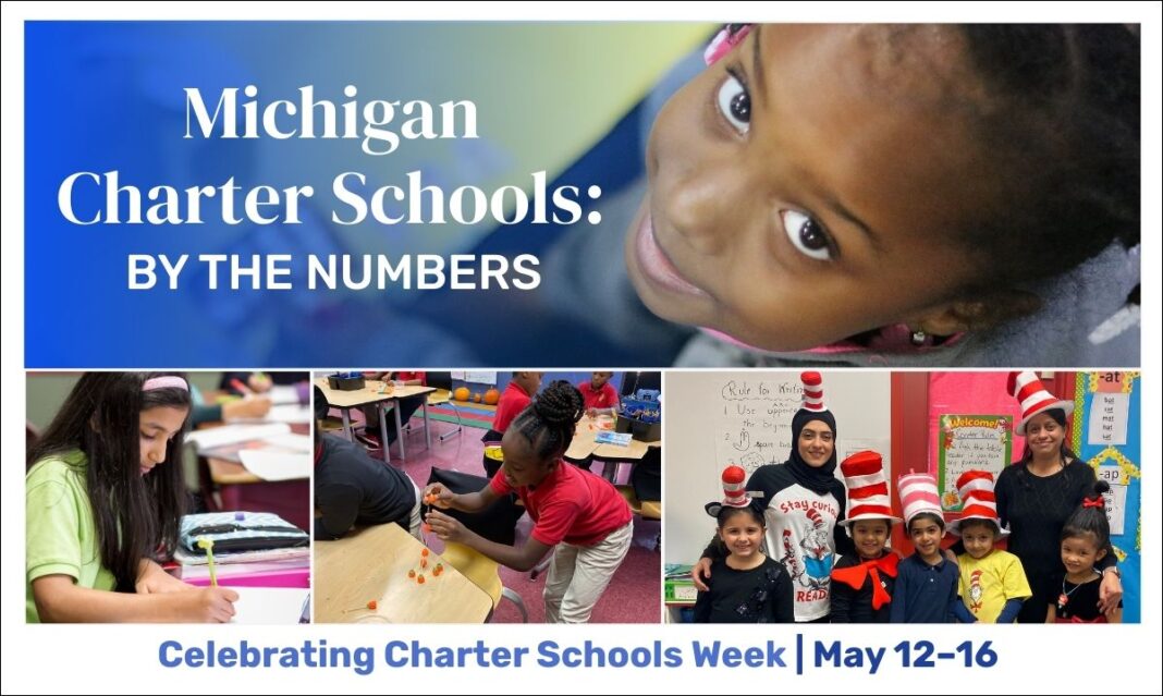 Students of all ages engaged in learning and activities that highlight the benefits of charter schools in Michigan during Charter Schools Week 2025.