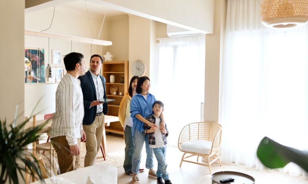 Family Looking at Home