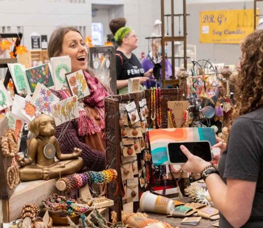 Michigan Makers Market at The Hawk in Farmington Hills Shoppers browse handmade crafts, art, and jewelry at the Michigan Makers Market at The Hawk in Farmington Hills.