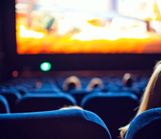 SpongeBob and Patrick meet and greet tour in metro Detroit Moviegoers sitting in a theater during the SpongeBob and Patrick meet and greet Detroit tour tied to the new movie release