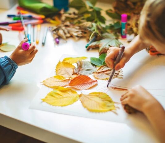 12 Birds of Christmas at Greenmead Historical Park 12 Birds of Christmas event shows kids creating a winter bird craft with leaves during a family nature program at Greenmead Historical Park.