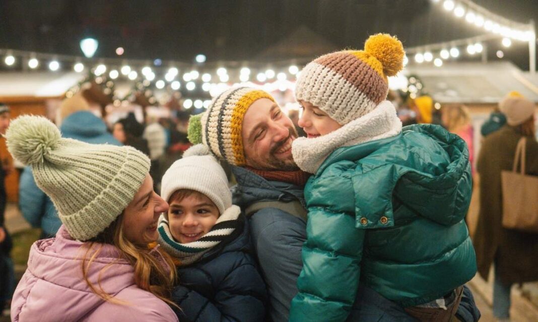 Families bundle up and enjoy the BRRmingham Blast winter festival in downtown Birmingham with outdoor activities and seasonal fun.