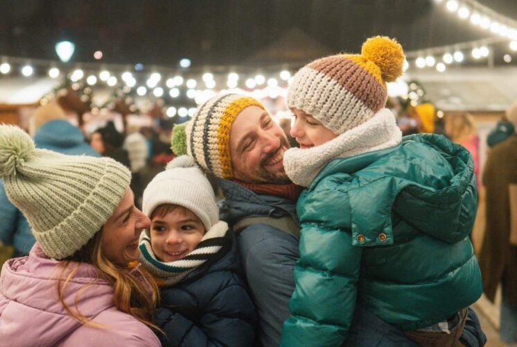 Families bundle up and enjoy the BRRmingham Blast winter festival in downtown Birmingham with outdoor activities and seasonal fun.